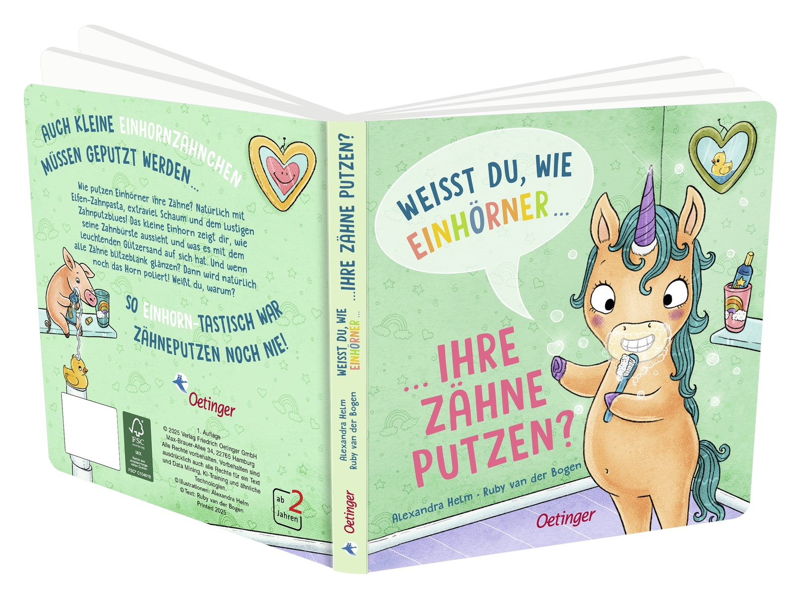 Gesamtes Coverbild Weißt du, wie Einhörner ihre Zähne putzen?