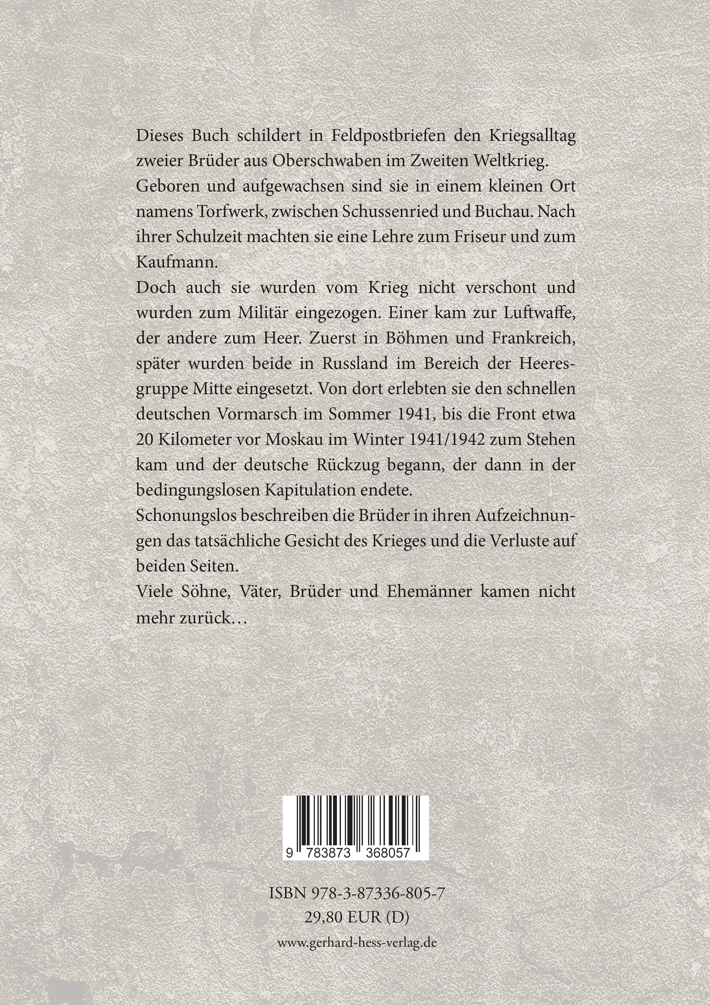 Rückseitencover Bis ans bittere Ende