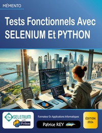 Vorderes Coverbild Tests Fonctionnels Avec SELENIUM Et PYTHON