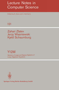 Vorderes Coverbild Y12M Solution of Large and Sparse Systems of Linear Algebraic Equations
