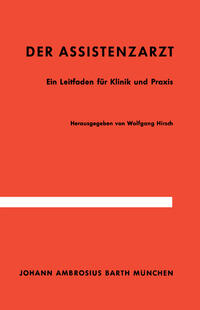 Vorderes Coverbild Der Assistenzarzt