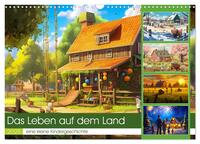 Vorderes Coverbild Das Leben auf dem Land (Wandkalender 2025 DIN A3 quer), CALVENDO Monatskalender