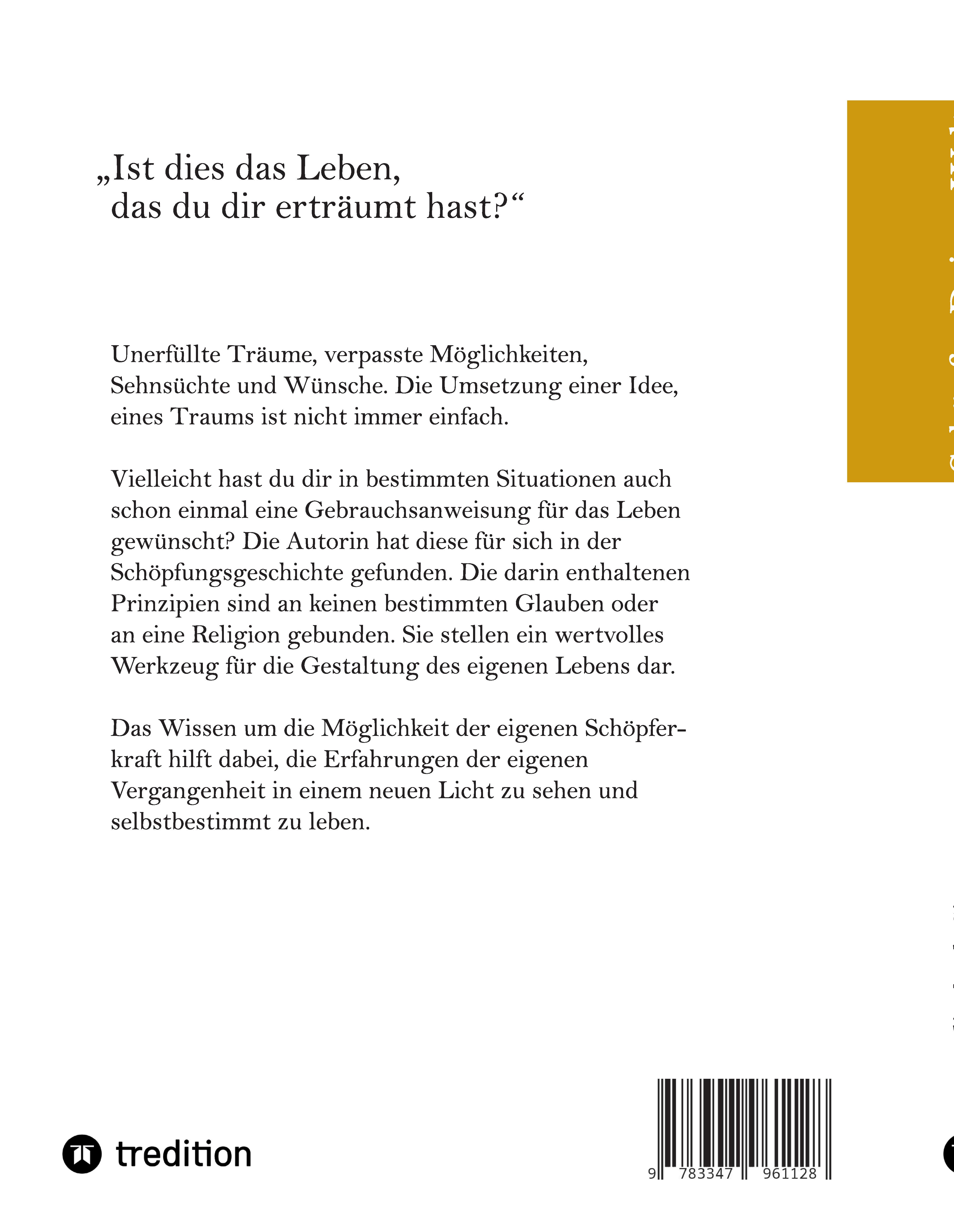 Rückseitencover Schöpfer deiner Welt