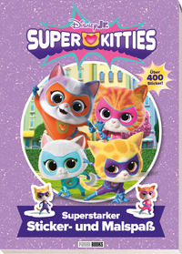 Vorderes Coverbild Disney Junior SuperKitties: Superstarker Sticker- und Malspaß