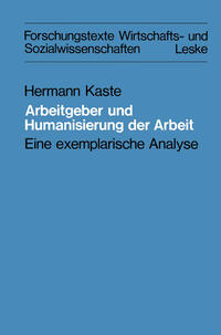 Vorderes Coverbild Arbeitgeber und Humanisierung der Arbeit