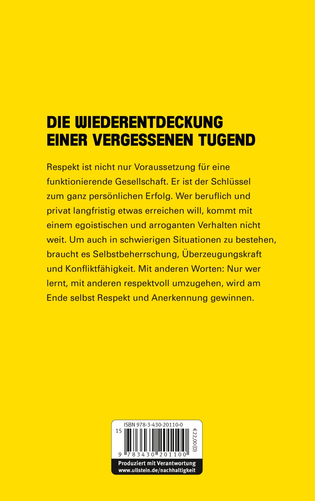 Rückseitencover Respekt!
