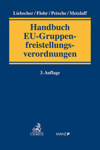 Vorderes Coverbild Handbuch der EU-Gruppenfreistellungsverordnung
