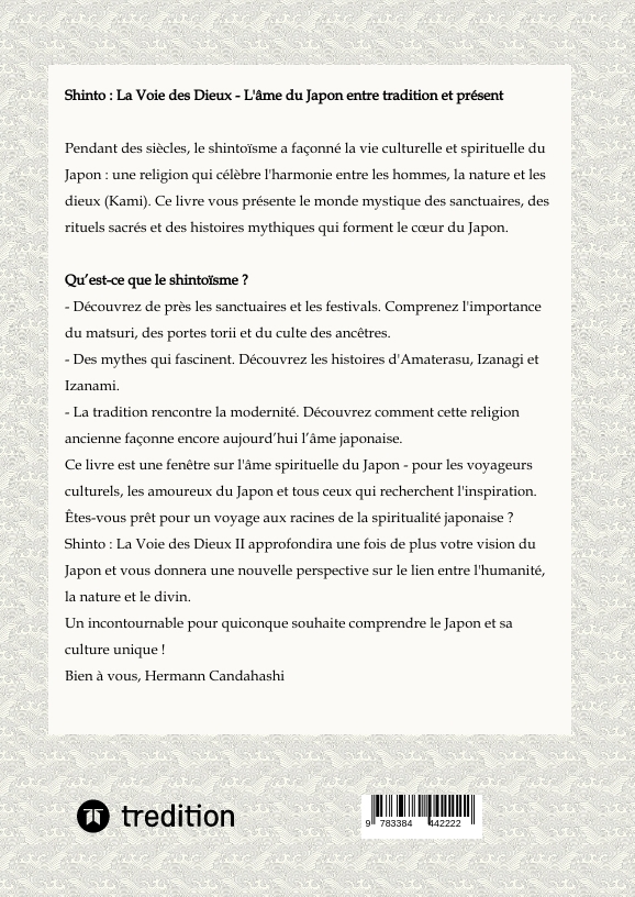 Rückseitencover Shinto : La Voie des Dieux II