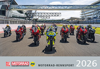 Vorderes Coverbild Motorrad Kalender 2026