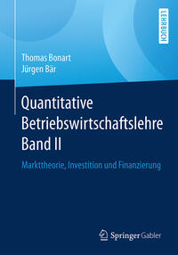 Vorderes Coverbild Quantitative Betriebswirtschaftslehre Band II