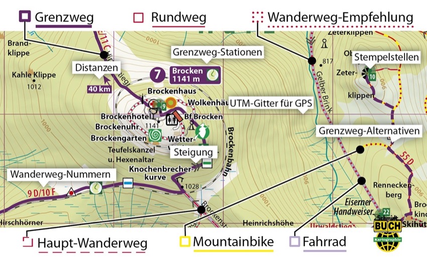 Beispielinhalt (Bild) Harzer Grenzweg