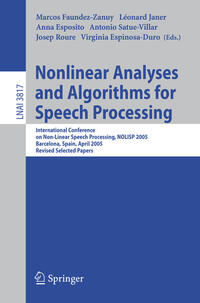 Vorderes Coverbild Nonlinear Analyses and Algorithms for Speech Processing