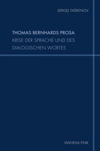 Vorderes Coverbild Thomas Bernhards Prosa