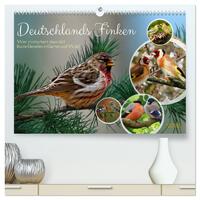 Vorderes Coverbild Deutschlands Finken (hochwertiger Premium Wandkalender 2026 DIN A2 quer), Kunstdruck in Hochglanz