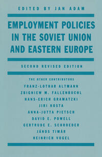 Vorderes Coverbild Employment Policies in the Soviet Union and Eastern Europe