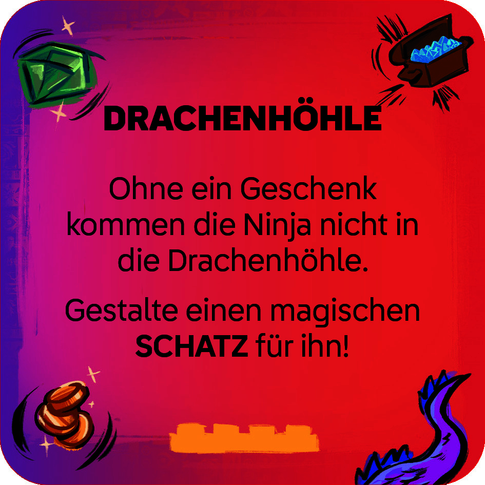Beispielinhalt (Bild) LEGO® - ReCreate Karten - Ninja-Abenteuer