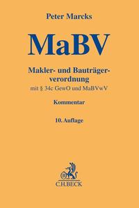 Vorderes Coverbild Makler- und Bauträgerverordnung