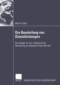 Vorderes Coverbild Die Beurteilung von Dienstleistungen