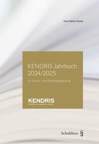 Vorderes Coverbild KENDRIS Jahrbuch 2024/2025