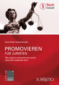 Vorderes Coverbild Promovieren für Juristen