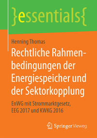 Vorderes Coverbild Rechtliche Rahmenbedingungen der Energiespeicher und der Sektorkopplung