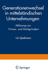 Vorderes Coverbild Generationenwechsel in mittelständischen Unternehmungen