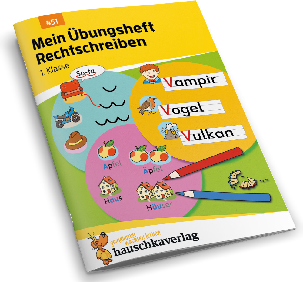 Beispielinhalt (Bild) Mein Übungsheft Rechtschreiben 1. Klasse