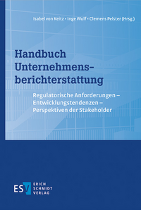 Vorderes Coverbild Handbuch Unternehmensberichterstattung