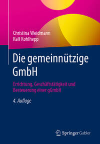 Vorderes Coverbild Die gemeinnützige GmbH