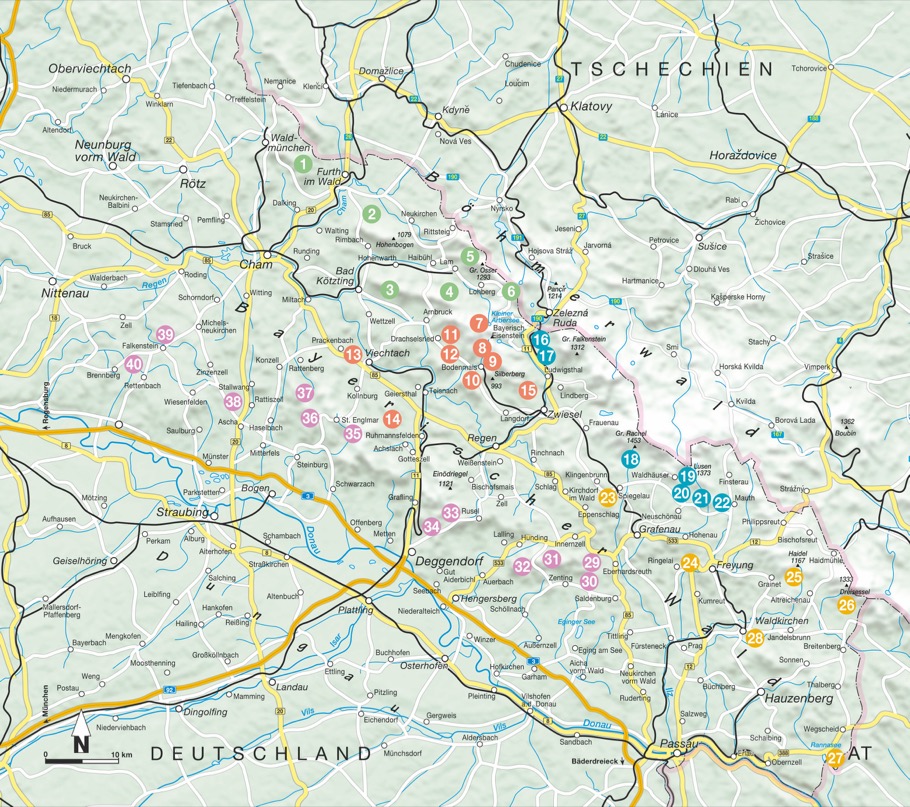 Beispielinhalt (Bild) Wanderspaß mit Kindern Bayerischer Wald