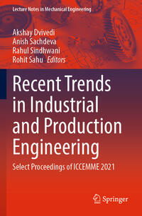 Vorderes Coverbild Recent Trends in Industrial and Production Engineering