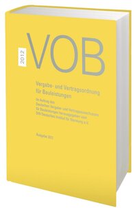 Vorderes Coverbild VOB 2012 Gesamtausgabe - Buch mit E-Book