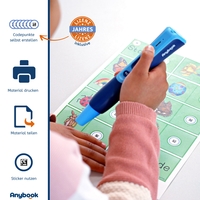 Vorderes Coverbild Anybook Pro Audiostift inkl. Jahreslizenz für Codes zum Drucken & Kopieren