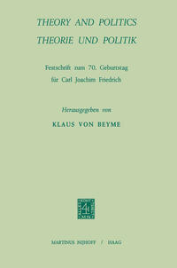 Vorderes Coverbild Theory and Politics / Theorie und Politik