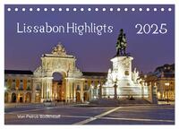 Vorderes Coverbild Lissabon Highlights von Petrus Bodenstaff (Tischkalender 2025 DIN A5 quer), CALVENDO Monatskalender