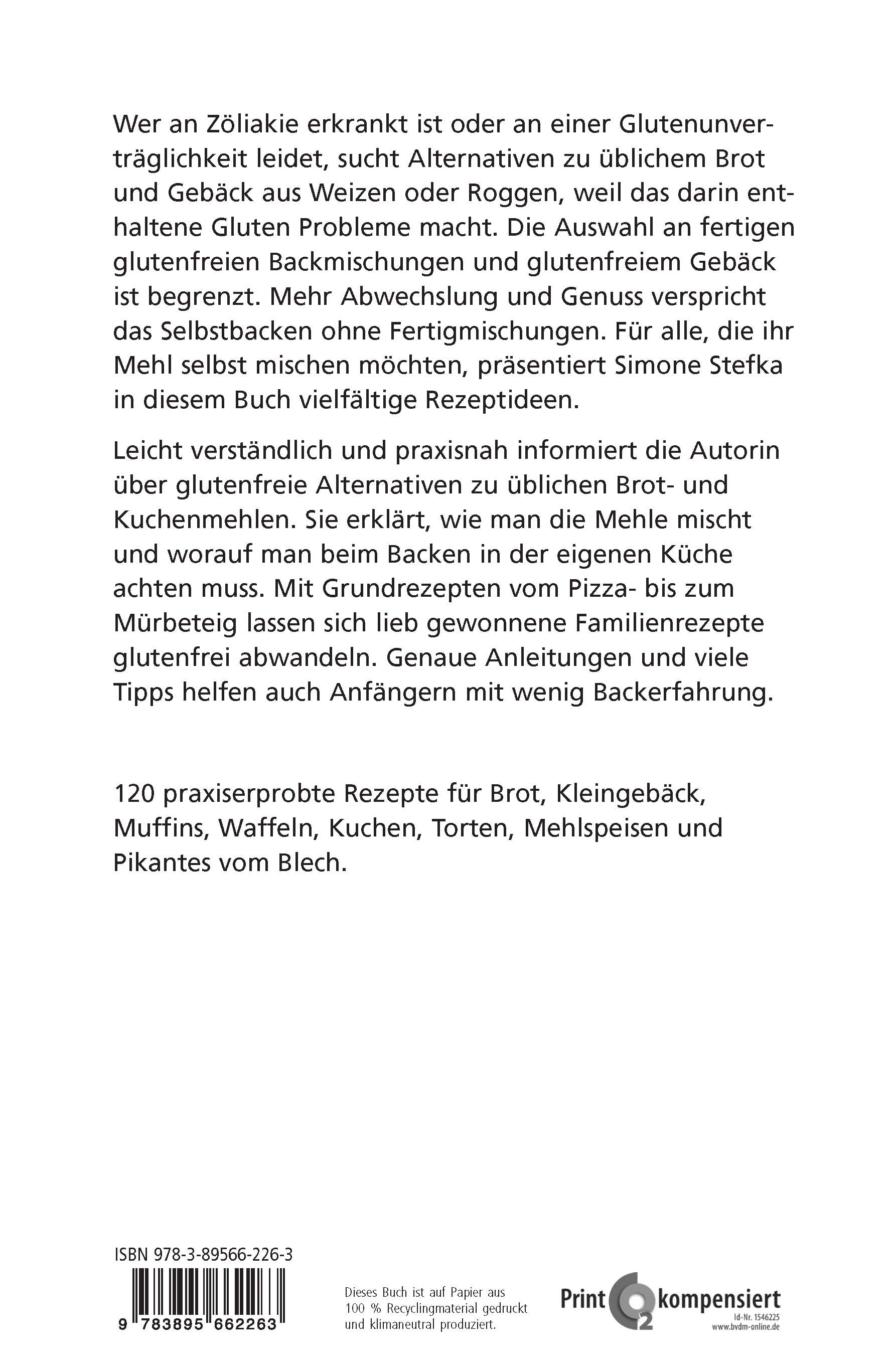Rückseitencover Glutenfrei backen