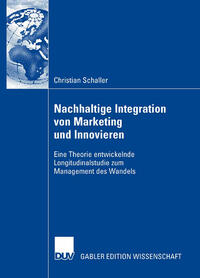 Vorderes Coverbild Nachhaltige Integration von Marketing und Innovieren