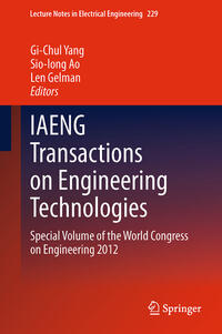 Vorderes Coverbild IAENG Transactions on Engineering Technologies