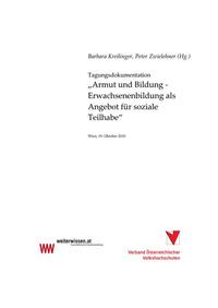 Vorderes Coverbild Armut und Bildung - Erwachsenenbildung als Angebot für soziale Teilhabe