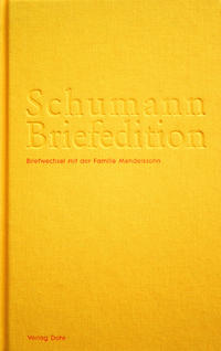 Vorderes Coverbild Schumann-Briefedition / Schumann-Briefedition II.1