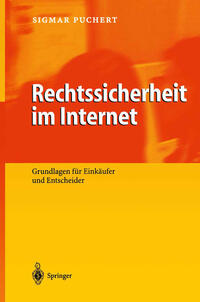 Vorderes Coverbild Rechtssicherheit im Internet