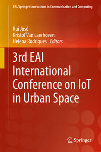 Vorderes Coverbild 3rd EAI International Conference on IoT in Urban Space