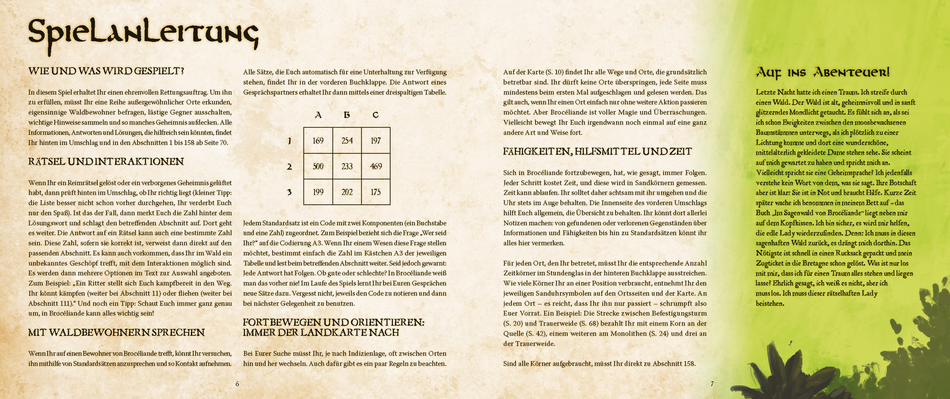 Beispielinhalt (Bild) Escape Game – Im Sagenwald von Brocéliande