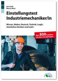 Vorderes Coverbild Einstellungstest Industriemechaniker