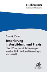 Vorderes Coverbild Tenorierung in Ausbildung und Praxis