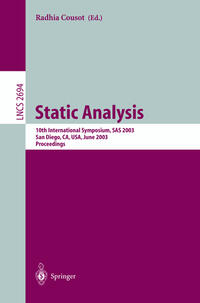 Vorderes Coverbild Static Analysis
