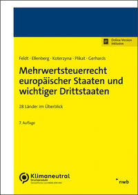 Vorderes Coverbild Mehrwertsteuerrecht europäischer Staaten und wichtiger Drittstaaten