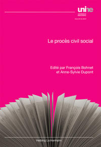 Vorderes Coverbild Le procès civil social
