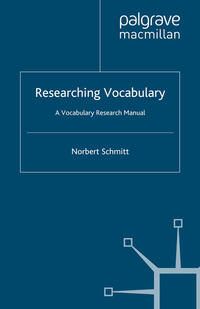 Vorderes Coverbild Researching Vocabulary