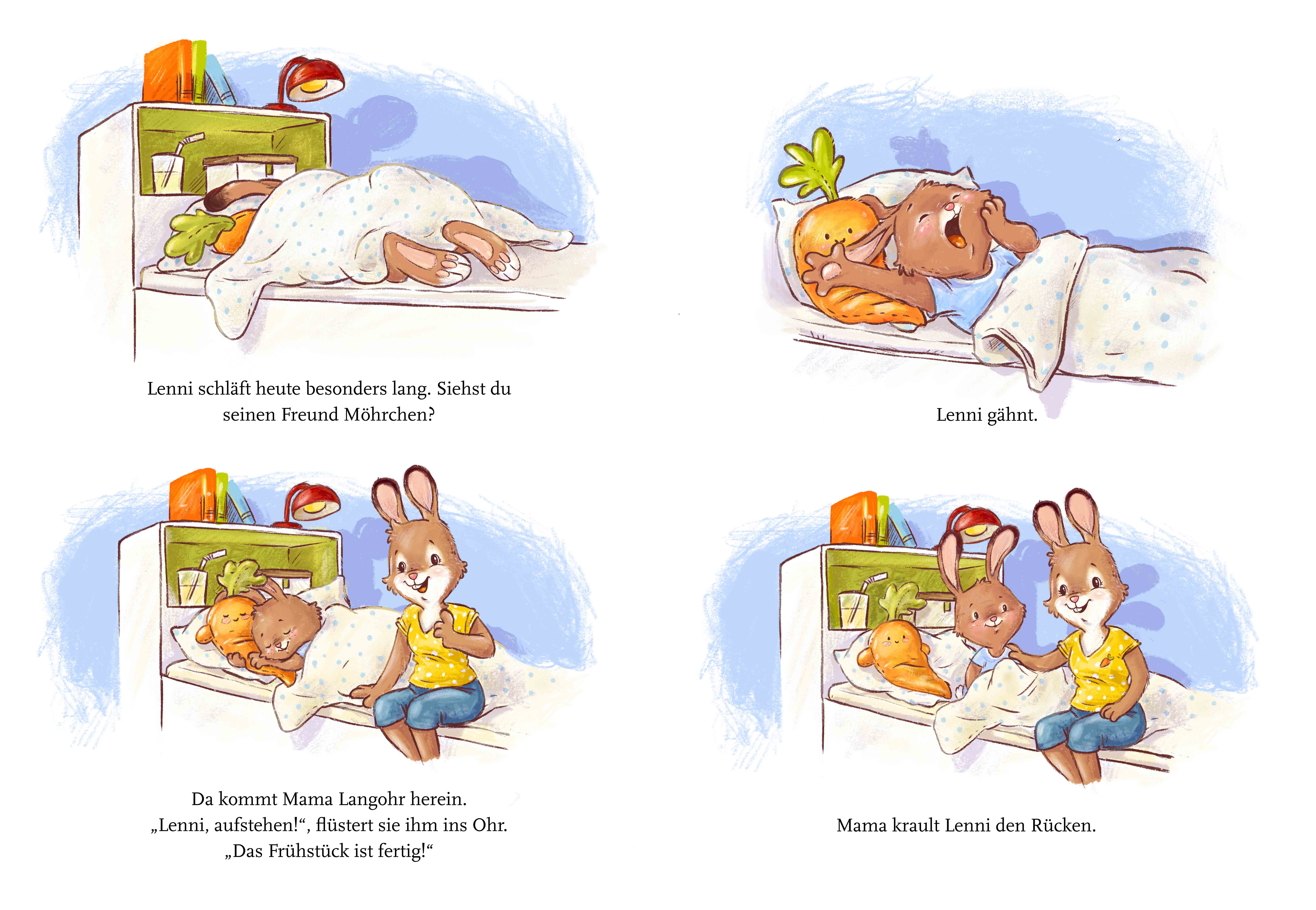 Beispielinhalt (Bild) Lenni Langohr - Ein Hase zum Liebhaben